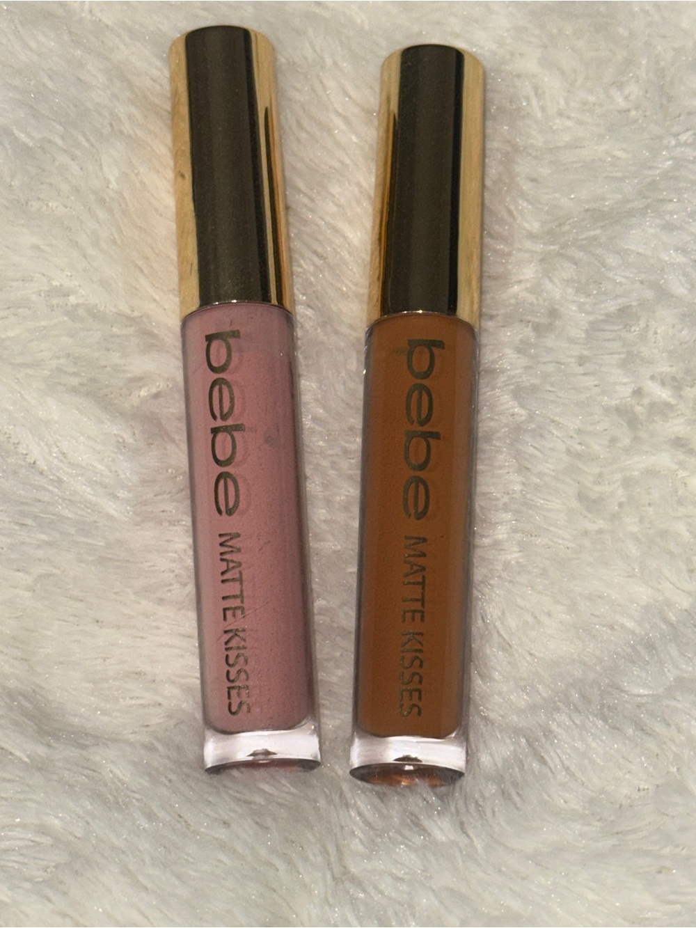 bebe Matte Kisses Liquid Lipstick Duo - Nude & Brown